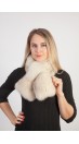 Greenland fox fur scarf-collar